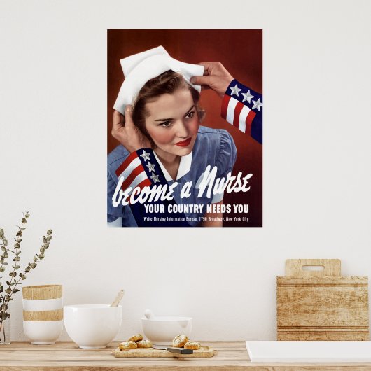 ナースになる ポスター (キッチン)