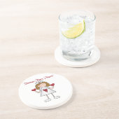 ナースにはハートTシャツとギフトがある コースター (側面)