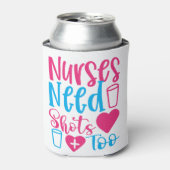ナースにもショットが必要 缶クーラー (缶正面)