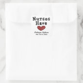 ナースにハートあり スクエアシール (バッグ)