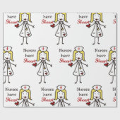 ナースにハートあり ラッピングペーパー (フラット)