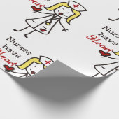 ナースにハートあり ラッピングペーパー (角)