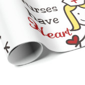 ナースにハートあり ラッピングペーパー (ロールコーナー)