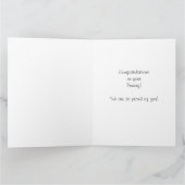 ナースにハートがお祝いをピンで止めることをあります カード (内部)