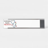 ナースにハート デスクネームプレート (正面)