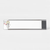 ナースにハート デスクネームプレート (正面)