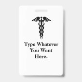 ナースに注射器バッジをカスタマイズ付けた漫画！ バッジ (裏面)