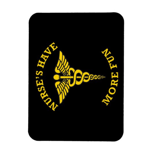 ナースのおもしろい数が多い マグネット (縦)