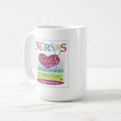 ナースのための感動的なマグ コーヒーマグカップ (正面左)