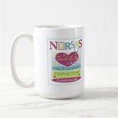 ナースのための感動的なマグ コーヒーマグカップ (左)