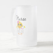 ナースのひよこv2の形成外科のナース フロストグラスビールジョッキ (正面左)