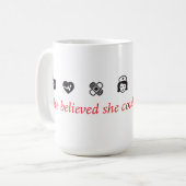 ナースのインスピレーションのマグ-白 マグカップ (正面左)