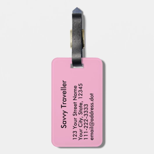 ナースのギフトの聴診器は平静を保ち、看護します ラゲッジタグ (裏面縦)