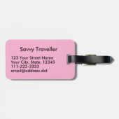 ナースのギフトの聴診器は平静を保ち、看護します ラゲッジタグ (裏面横)