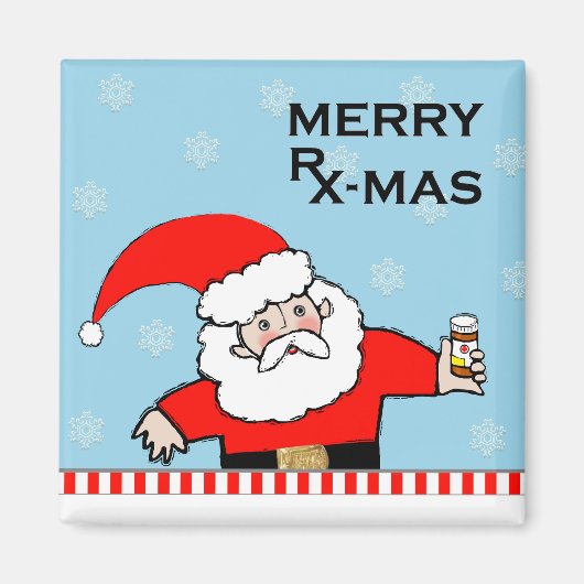 ナースのクリスマス休暇 マグネット (正面)