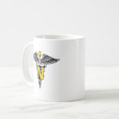 ナースのケリュケイオン コーヒーマグカップ (正面左)