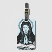 ナースのシチリアのパトロンの聖アガタ ラゲッジタグ (正面縦)