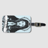 ナースのシチリアのパトロンの聖アガタ ラゲッジタグ (正面横)