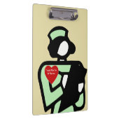 ナースのテーマの医学のクリップボード クリップボード (右)