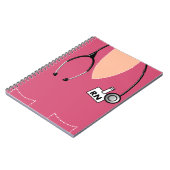 ナースのノートは上のデザインのピンクをごしごし洗います ノートブック (左側)