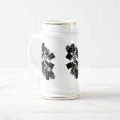 ナースのハートの入れ墨 ビールジョッキ (正面左)