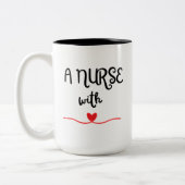 ナースのハートマグカップ ツートーンマグカップ (左)