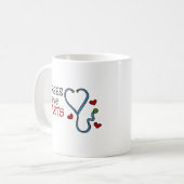 ナースのハート コーヒーマグカップ (正面左)