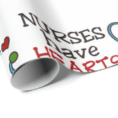 ナースのハート ラッピングペーパー (ロールコーナー)