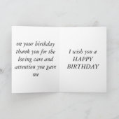 ナースのバースデー・カード カード (内部)