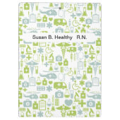 ナースのパーソナライズな医学のクリップボード クリップボード (裏面)