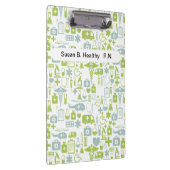 ナースのパーソナライズな医学のクリップボード クリップボード (右)