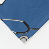 ナースのフリースブランケットの青 フリースブランケット (角)