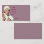 ナースのプロフィールカード1 名刺 (正面/裏面)