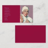 ナースのプロフィールカード2 ++ 名刺 (正面/裏面)