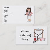 ナースのプロフィールカード 名刺 (正面/裏面)