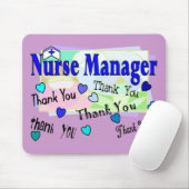 ナースのマネージャーは感謝していしています マウスパッド (マウス)