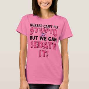 ナースのユーモア Tシャツ
