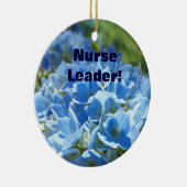 ナースのリーダー! ギフトは最も素晴らしいのあなたは飾ります セラミックオーナメント (右)