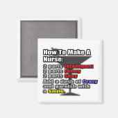 ナースの作成方法 マグネット (正面/裏面)