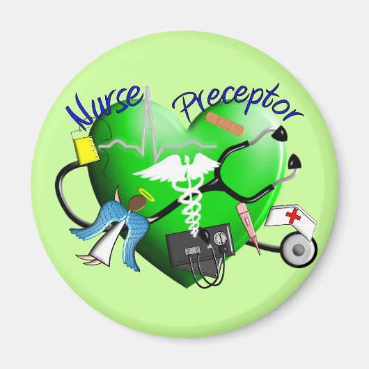 ナースの先行者の贈り物 マグネット (正面)