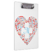 ナースの医療ハートコラージクリップボード クリップボード (右)