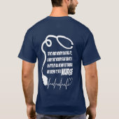 ナースの十字 Tシャツ (裏面)