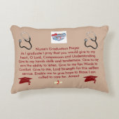 ナースの卒業の祈りの言葉 アクセントクッション (正面)