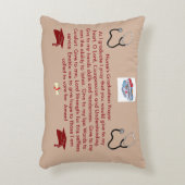 ナースの卒業の祈りの言葉 アクセントクッション (正面(垂直))