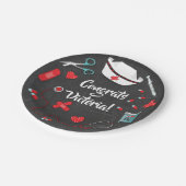 ナースの卒業アイコン紙皿 ペーパープレート (アングル)