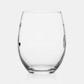 ナースの卒業ギフト、RNギフト、RNの卒業Gif ステムなしワイングラス (左)