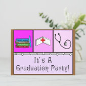 ナースの卒業案内 招待状 (スタンド正面)