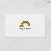 ナースの名刺を抱き締めて下さい 名刺 (裏面)