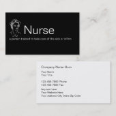 ナースの名刺 名刺 (正面/裏面)