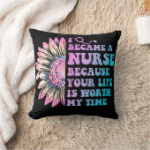 ナースの命は私の時間の価値がある クッション (ブランケット)